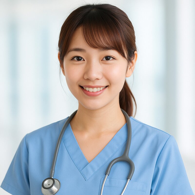 受傷的甜美護理師